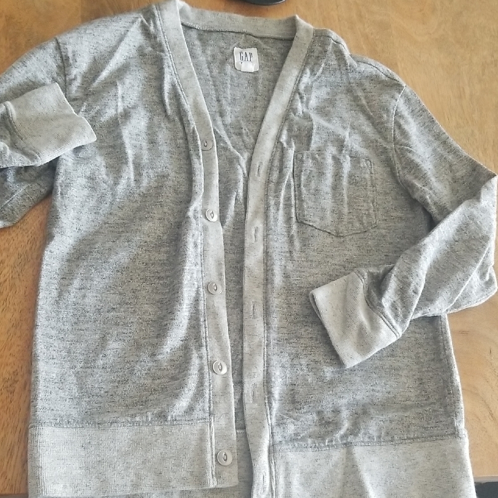 GAP Heather Gray Cardigan